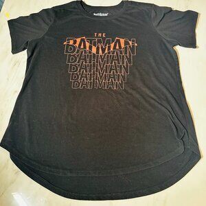 The Batman Women's High Low Graphic T- Shirt XXXL Black - (see measurements)
